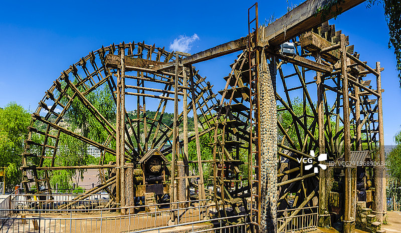 中国甘肃兰州水车园图片素材