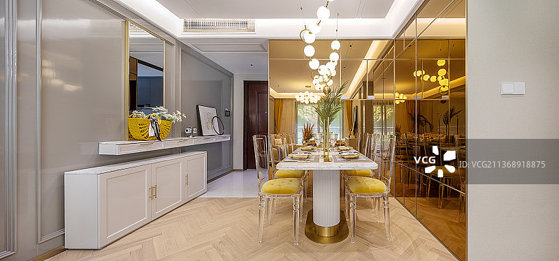 样板房餐客厅图片素材