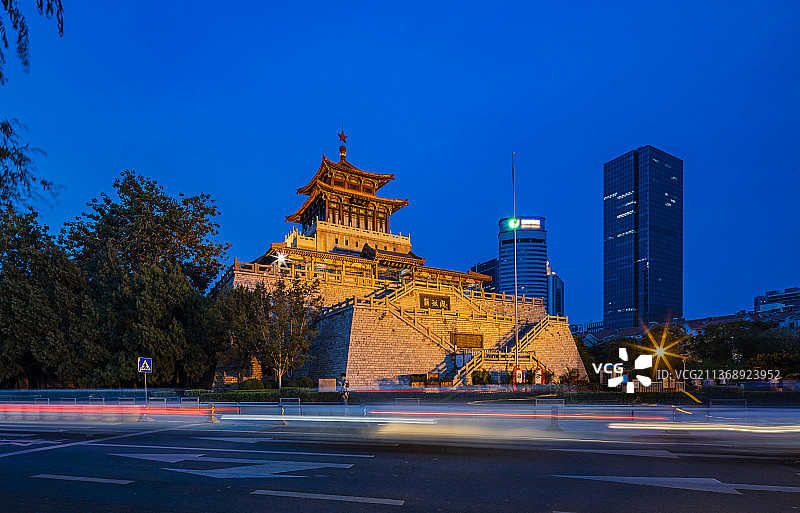 济南解放阁图片素材