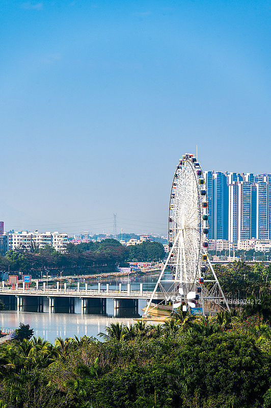 茂名油厂城市风光图片素材