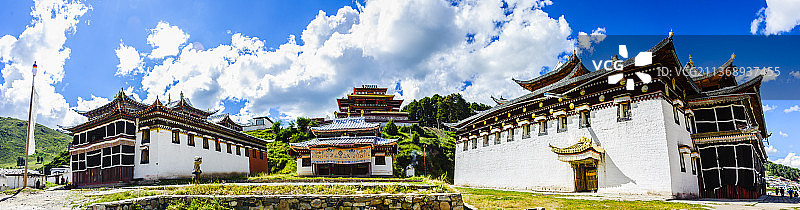 中国四川阿坝郎木寺图片素材