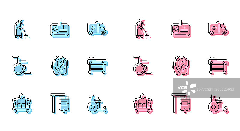 坐在轮椅上的无腿男人图片素材