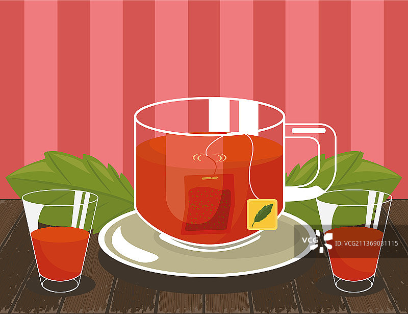 浆果红茶图片素材