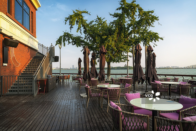 户外酒吧风光街景图片素材