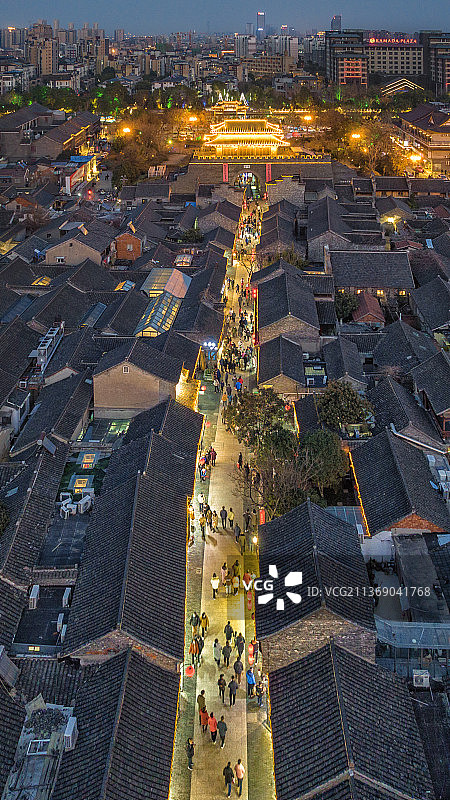 扬州东关街古建图片素材