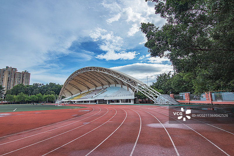 华南农业大学东区运动场图片素材