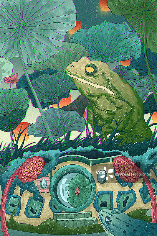 保护自然插画设计图片素材