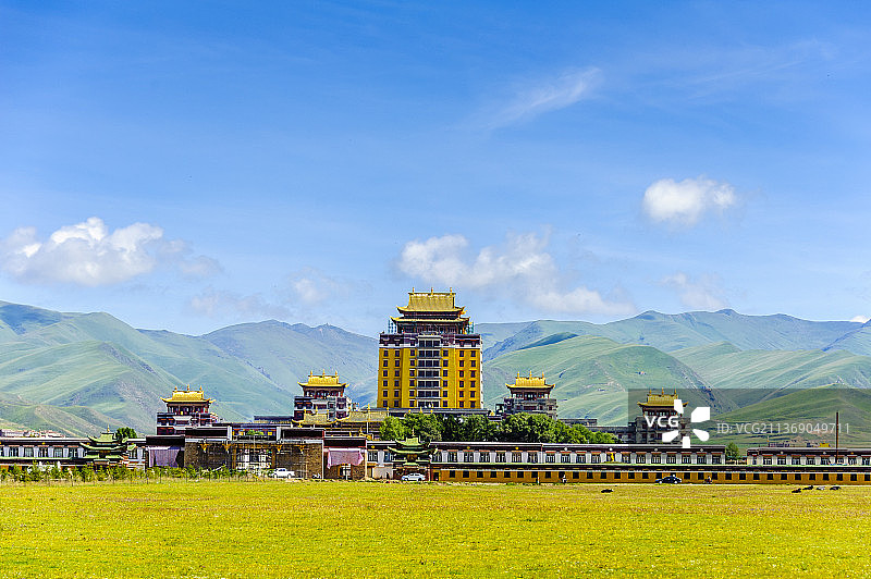 中国四川阿坝各莫寺图片素材