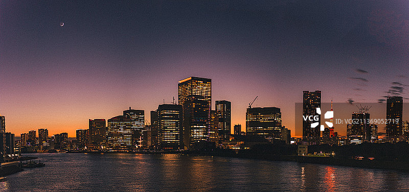 东京暮色图片素材