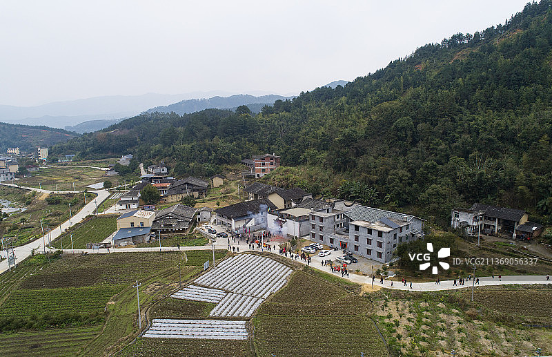 福州市闽清县塔庄镇炉溪村图片素材