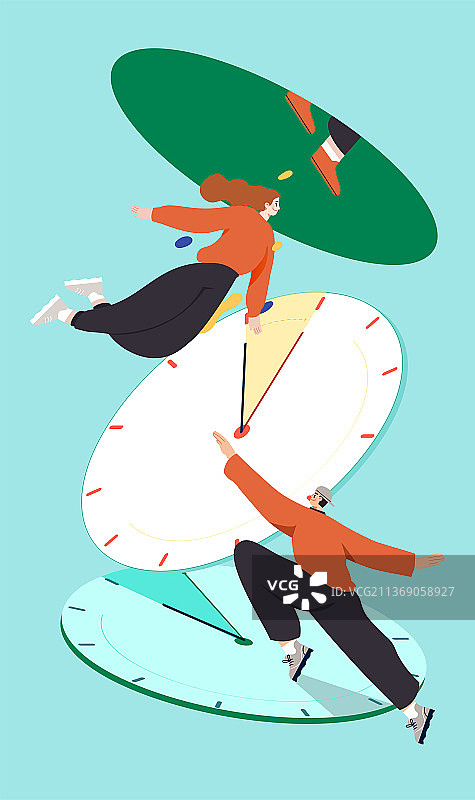 穿越时间的人图片素材