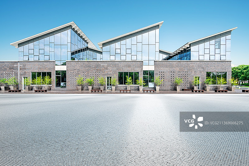 上海商业办公区地面图片素材