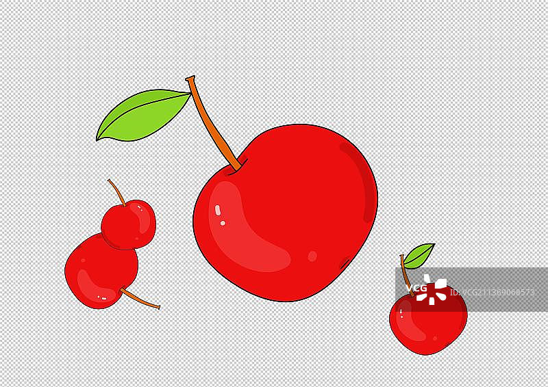 车厘子大樱桃价格腰斩图片素材