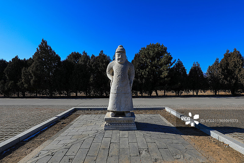 河北遵化清东陵石像生图片素材