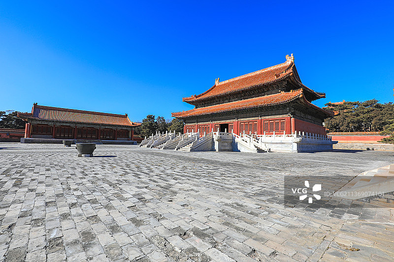 河北遵化清东陵裕陵（乾隆）隆恩殿图片素材
