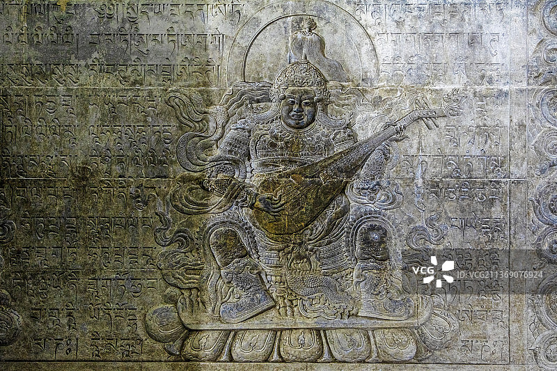 河北遵化清东陵裕陵（乾隆）地宫雕刻图片素材