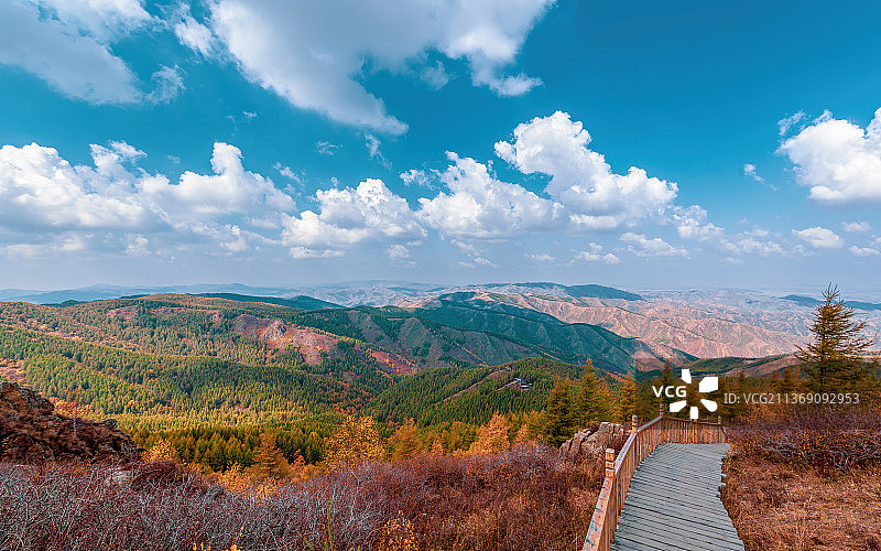 苏木山秋景图片素材