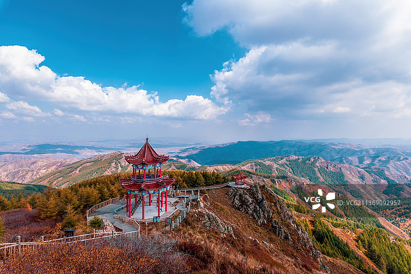 苏木山秋景图片素材