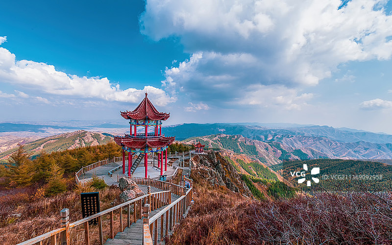 苏木山秋景图片素材