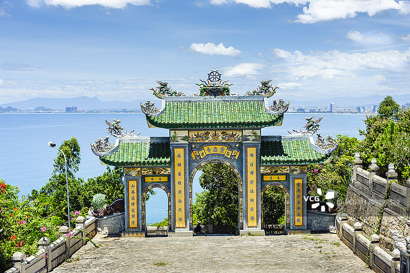 亚洲越南岘港山茶半岛灵应寺图片素材