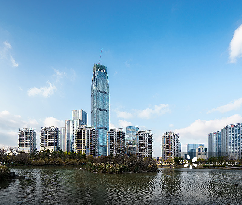 浙江台州椒江东商务区天盛中心图片素材
