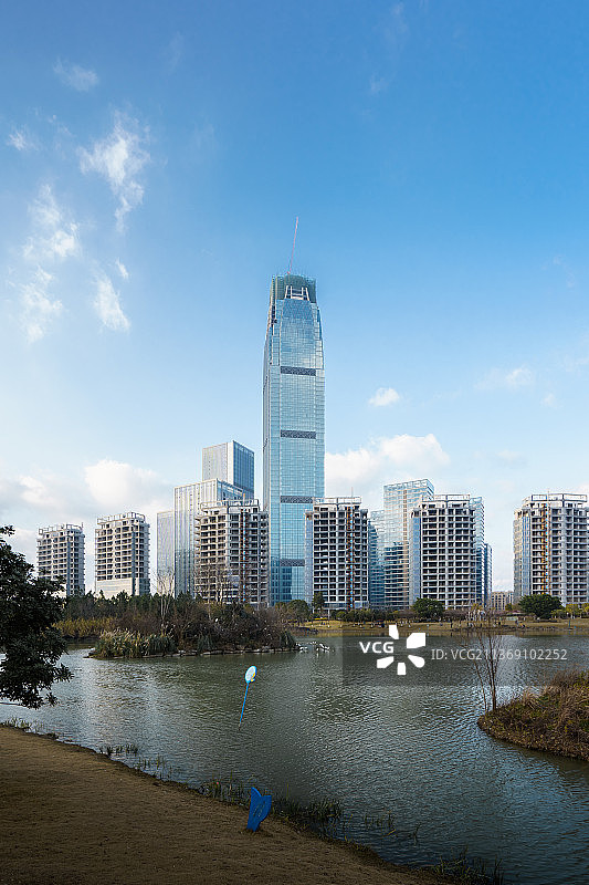浙江台州椒江东商务区天盛中心图片素材