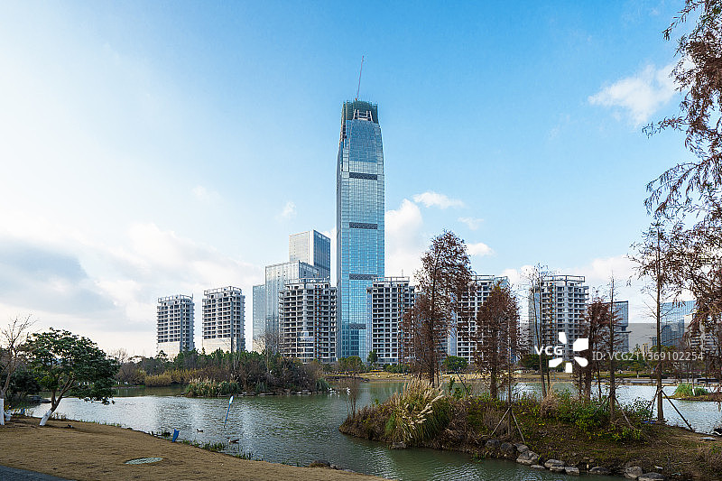 浙江台州椒江东商务区天盛中心图片素材