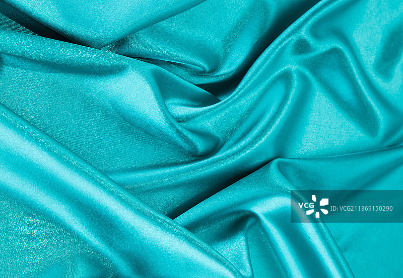 浅蓝色丝绸纹理布料全画幅拍摄，摩尔多瓦图片素材