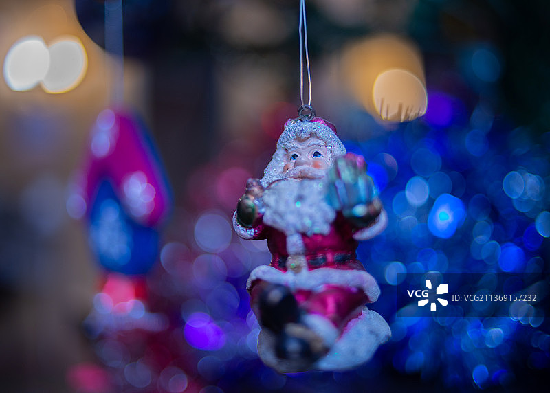 圣诞树装饰特写2图片素材