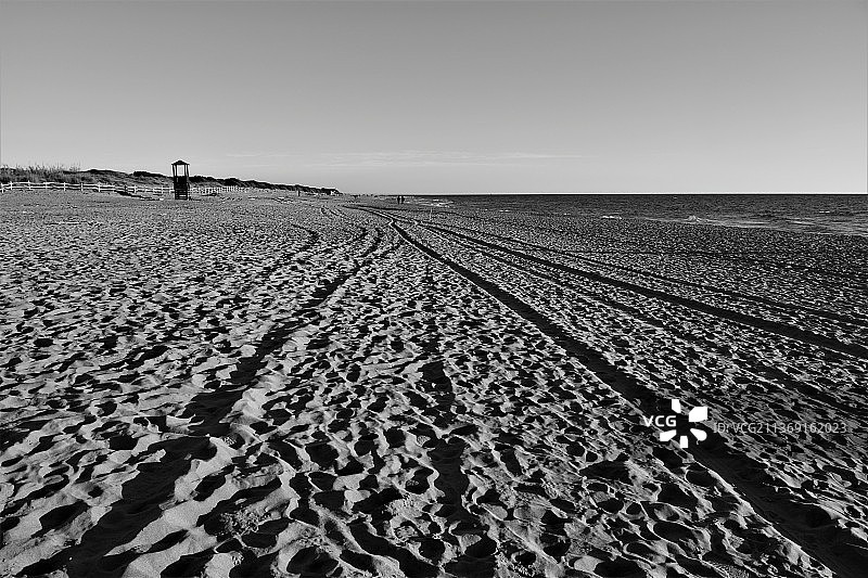 意大利卡波科塔的晴空海滩美景图片素材