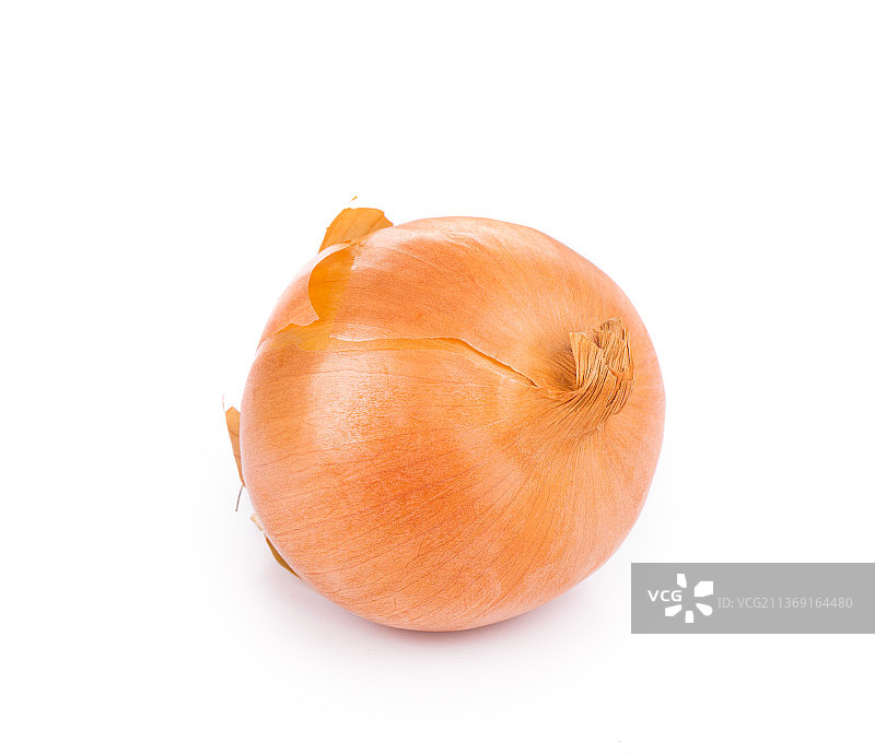 成熟的洋葱，白色背景下的洋葱特写，摩尔多瓦图片素材