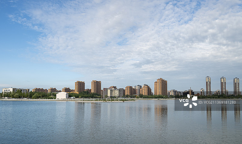 大庆燕都湖风光图片素材