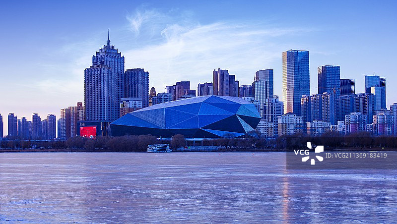 冬季的盛京大剧院图片素材