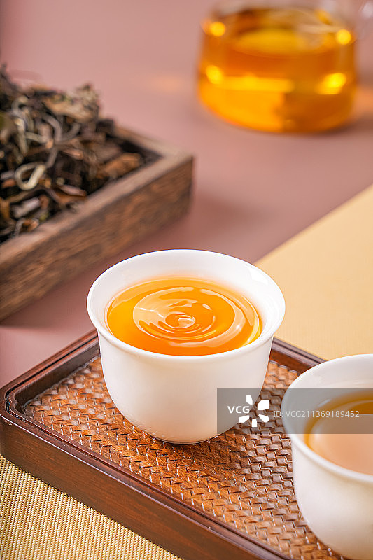 白茶茶汤茶水图片素材