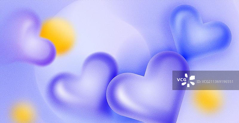 心形气球弥散光背景图片素材