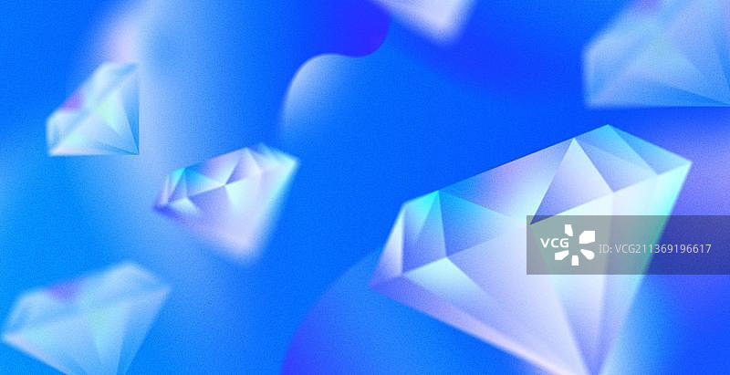 钻戒情人节弥散光背景图片素材