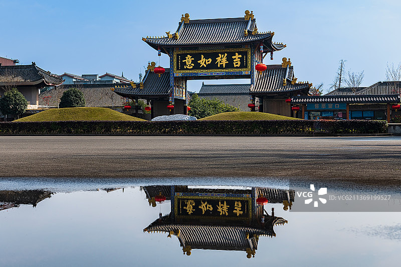峨眉山大佛禅院图片素材