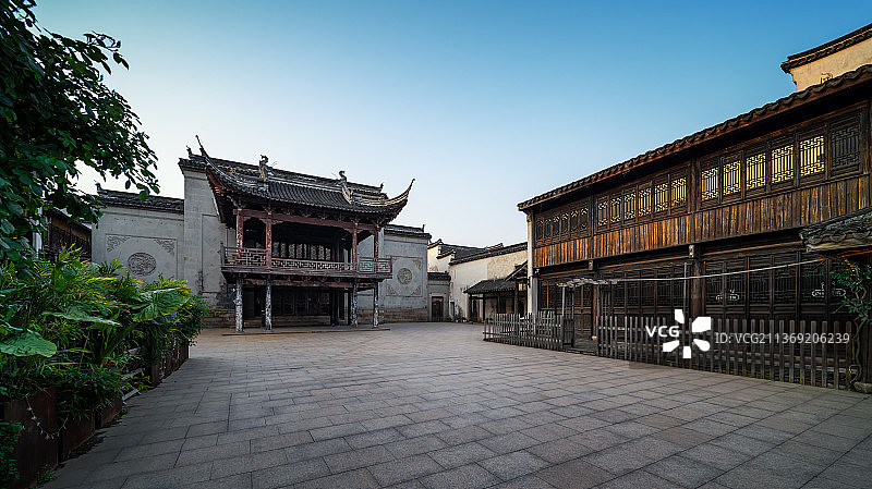 中国浙江省湖州市江南古镇南浔风光图片素材