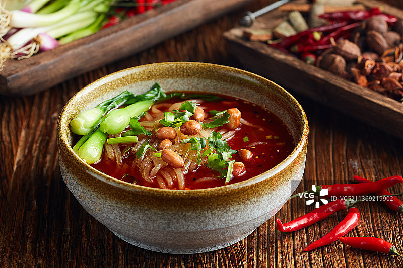 川味红薯粉图片素材