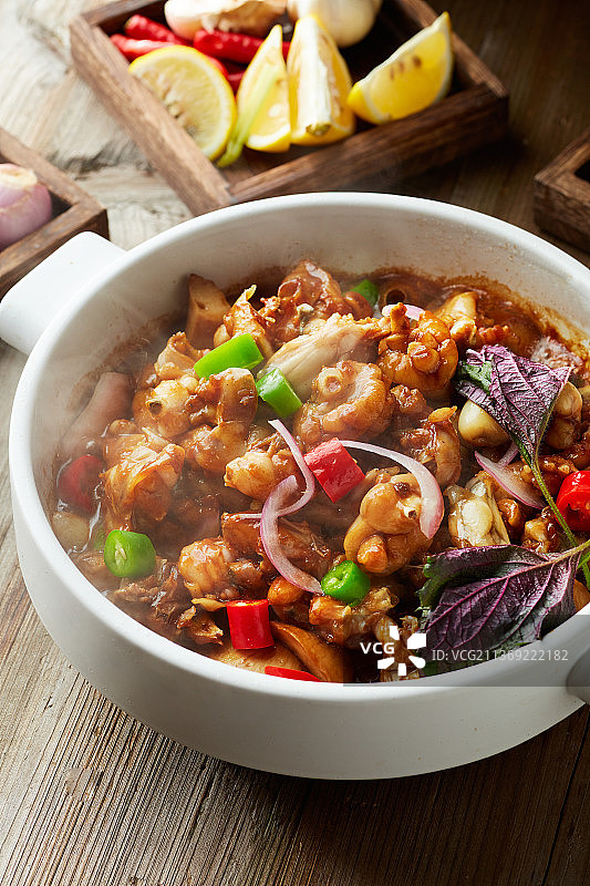 啫啫紫苏牛娃图片素材