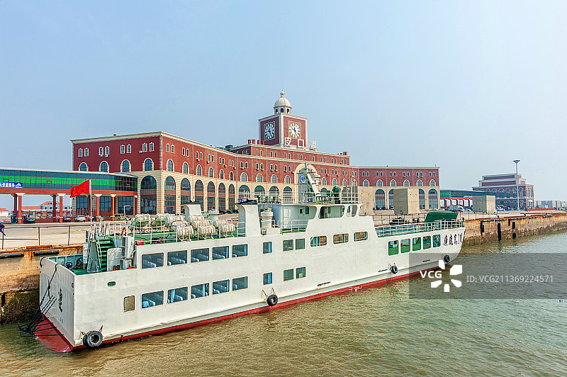 中国辽宁大连普兰店皮口港图片素材