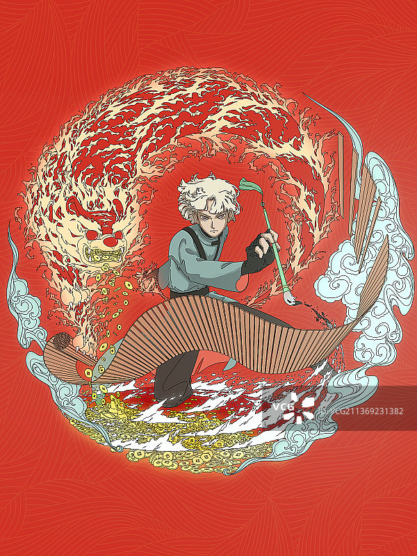 红虎火火图片素材