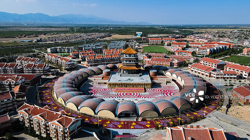 宁夏闽宁镇扶贫攻坚共同富裕示范区图片素材