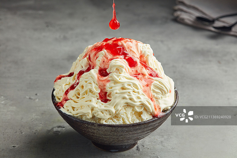 绵绵冰沙冰图片素材