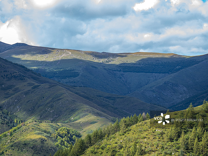 山西五台山黛螺顶禅院风景图片素材