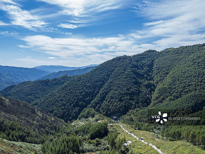 山西五台山佛母洞禅院风景图片素材