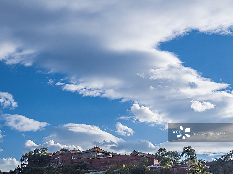 山西五台山普寿寺风景图片素材