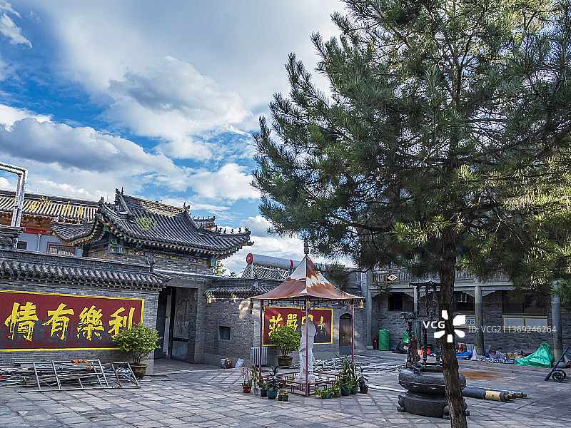 山西五台山普寿寺风景图片素材