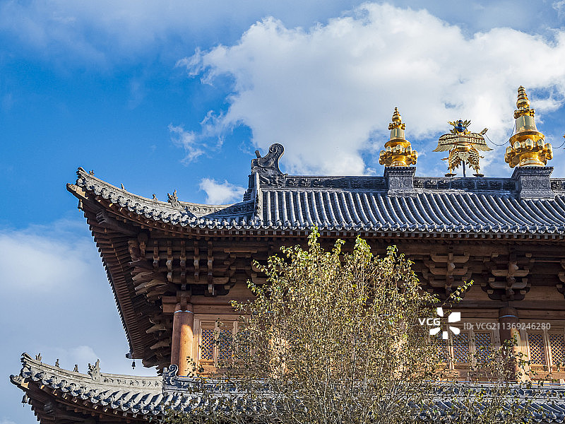 山西五台山普寿寺风景图片素材