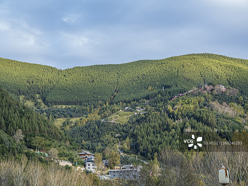 山西五台山普寿寺风景图片素材